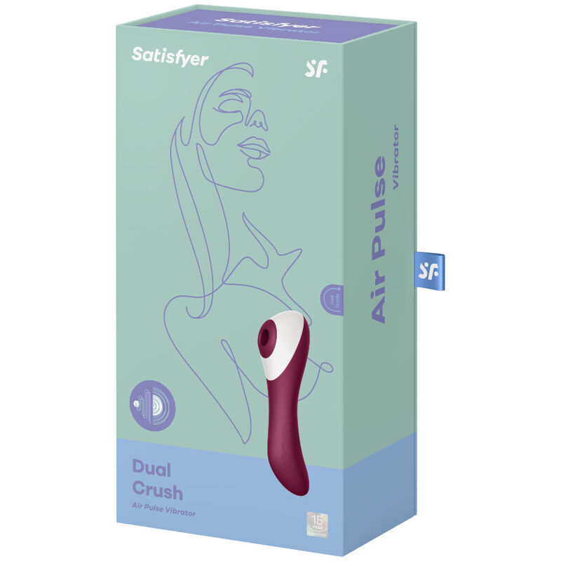 SATISFYER - VIBRATEUR  IMPULSIONS AIR DUAL CRUSH - Image 5