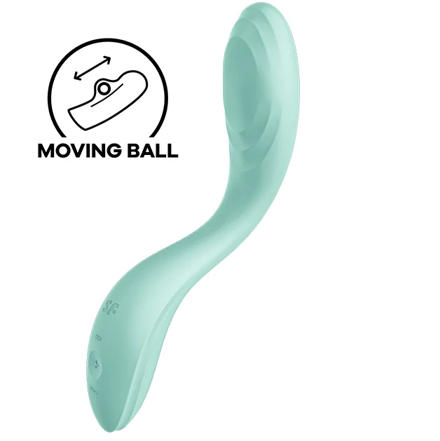 SATISFYER - VIBRATOR SPOT G RRROLLING PLEASURE GROEN