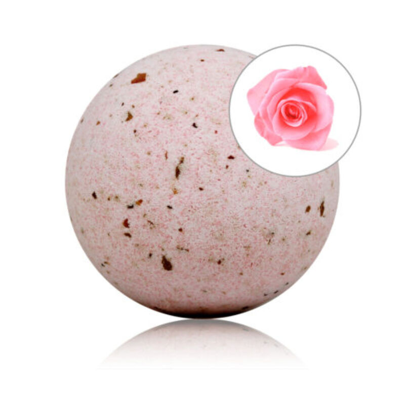 Taloka - Roses Scented Bath Bomb With Rose Petals - Image 3