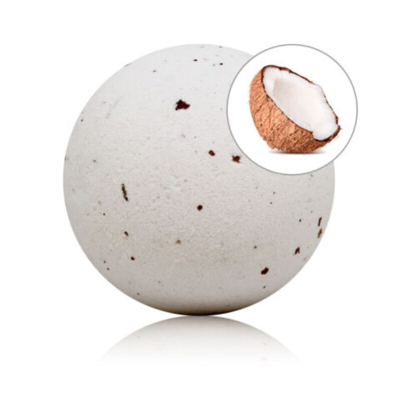 Taloka - Coconut Scented Bath Bomb With Rose Petals - Image 3