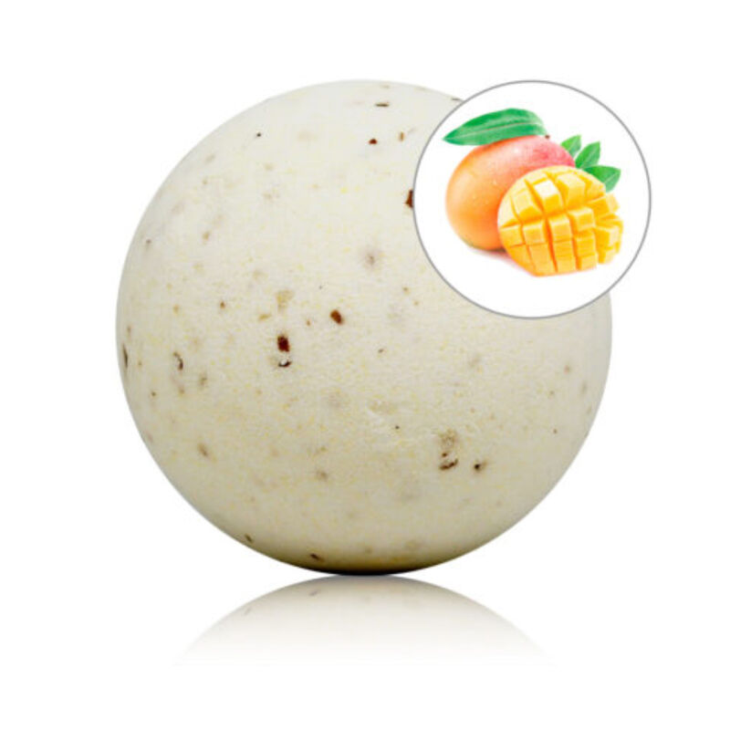 Taloka - Mango Scented Bath Bomb With Rose Petals - Image 3