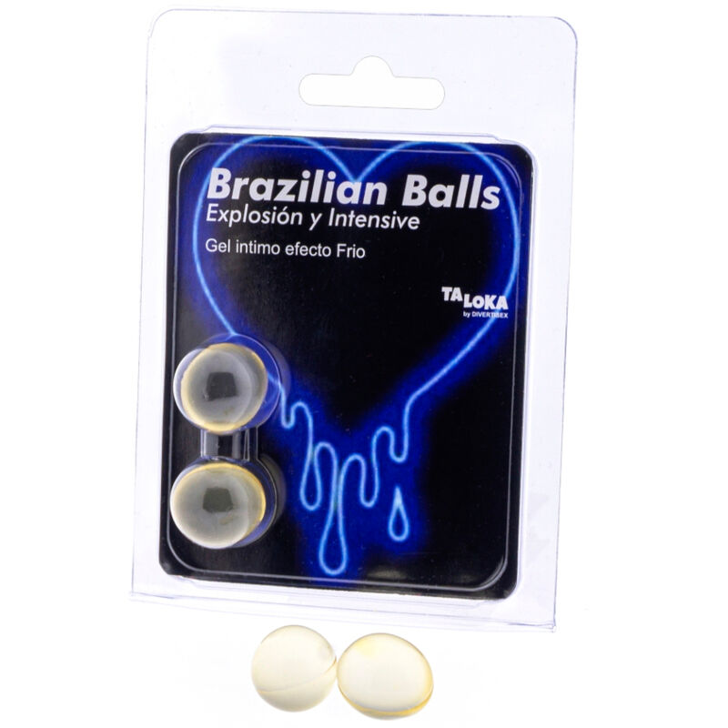 Taloka - 2 Brazilian Balls Cold & Vibration Effect Exciting Gel - Image 3