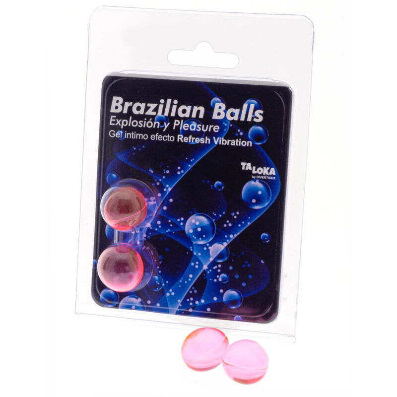 Taloka - 2 Brazilian Balls Refresh Vibrating Effect Exciting Gel - Image 3