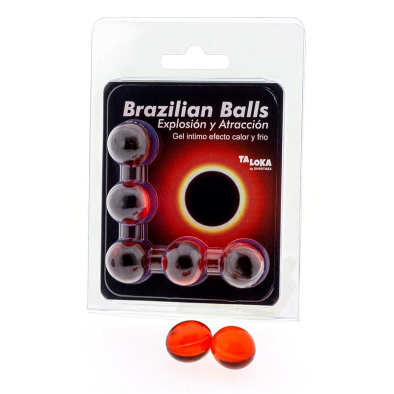Taloka - 5 Brazilian Balls Hot & Cold Effect Exciting Gel - Image 3
