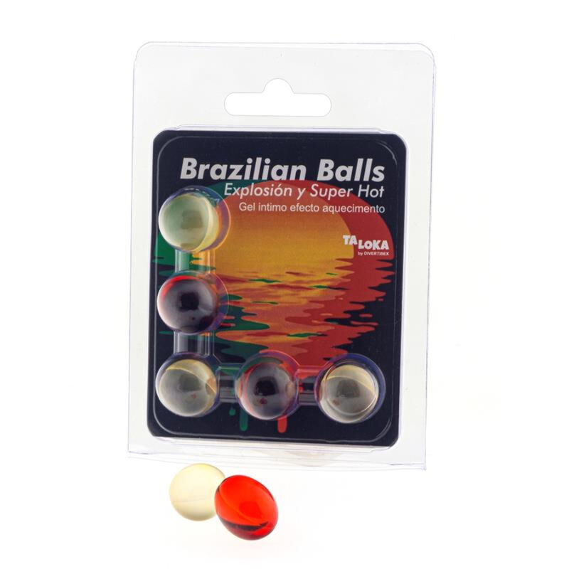 Taloka - 5 Brazilian Balls Super Hot Effect Exciting Gel - Image 3