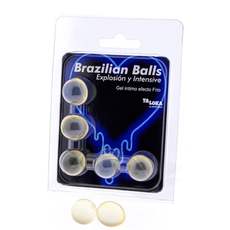 Taloka - 5 Brazilian Balls Cold & Vibration Effect Exciting Gel - Image 3
