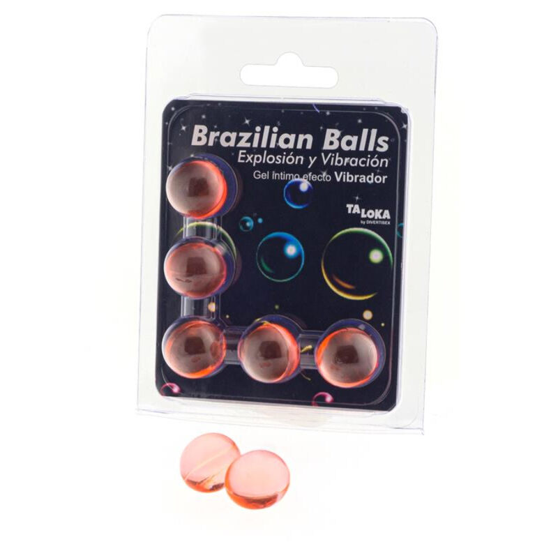 Taloka - 5 Brazilian Balls Vibrating Effect Exciting Gel - Image 3