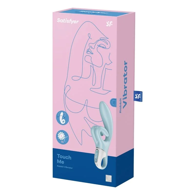 SATISFYER - TOUCH ME RABBIT VIBRATION BLUE - Image 6