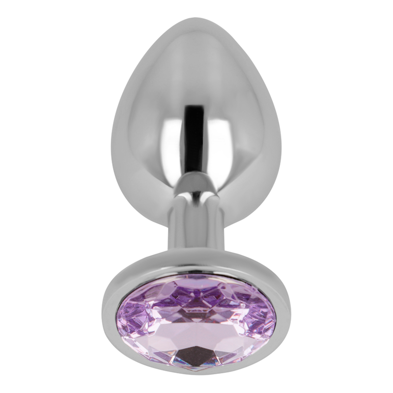 OHMAMA - ANAL PLUG WITH VIOLET CRYSTAL 8 CM - Image 4