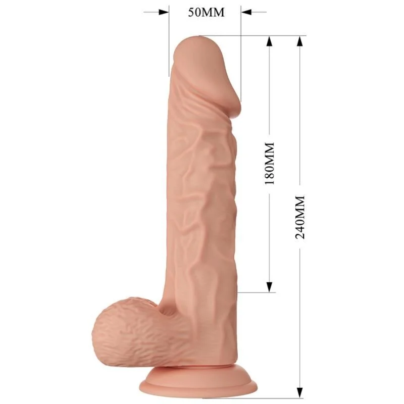 Baile - Mooie Ontmoeting Buraq Realistische Flexibele Dildo 24 Cm Natuurlijk - Image 7
