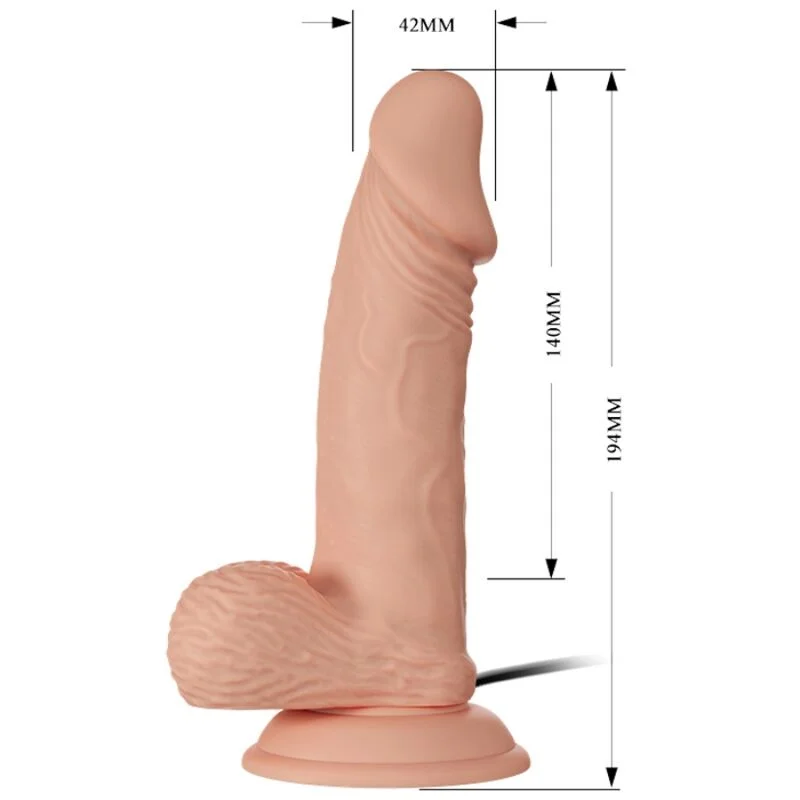 BAILE - MOOIE ONTMOETING ZEBULON VIBRATIE 19.4 CM NATUURLIJK - Image 6