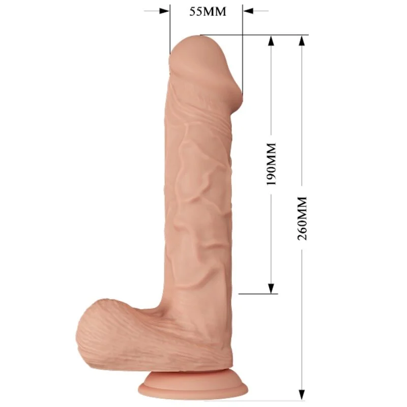 BAILE - MOOIE ONTMOETING BERQRISI VIBRATIE 26 CM NATUURLIJK - Image 8