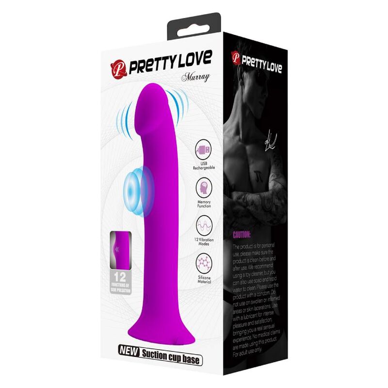 PRETTY LOVE - VIBRATEUR MURRAY ET STIMULATEUR DE POINT G VIOLET - Image 13