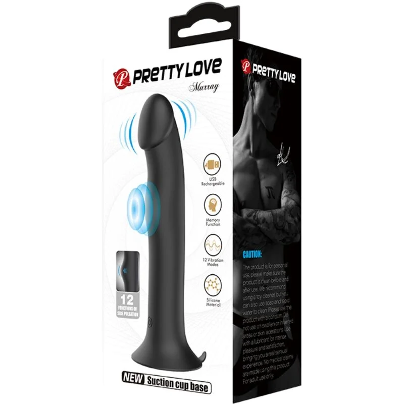 PRETTY LOVE - MURRAY BLACK CLITORAL VIBRATOR AND SUCKER - Image 12