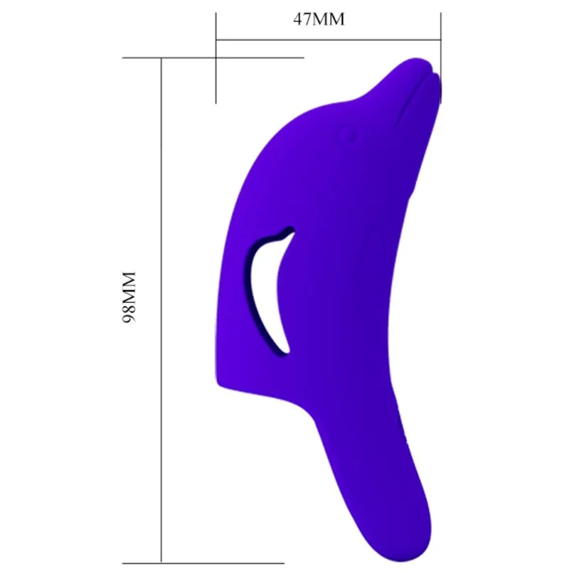 PRETTY LOVE - DELPHINI POWERFUL DARK BLUE FINGER STIMULATOR - Image 10