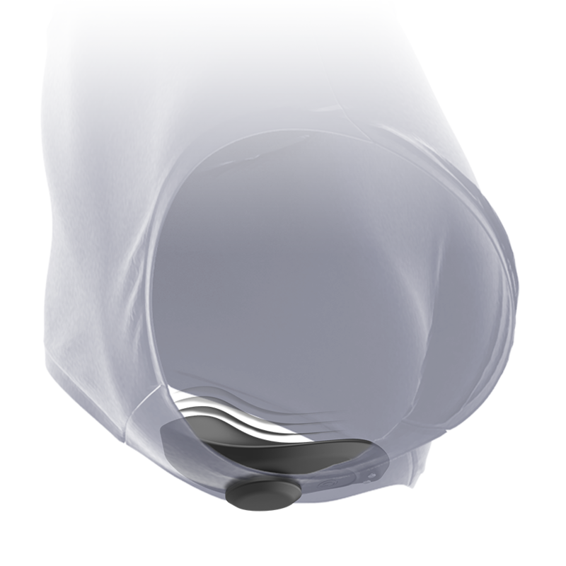 BLACK&SILVER - CULOTTE VIBRANTE RECHARGEABLE EN SILICONE PRESTON NOIRE - Image 6