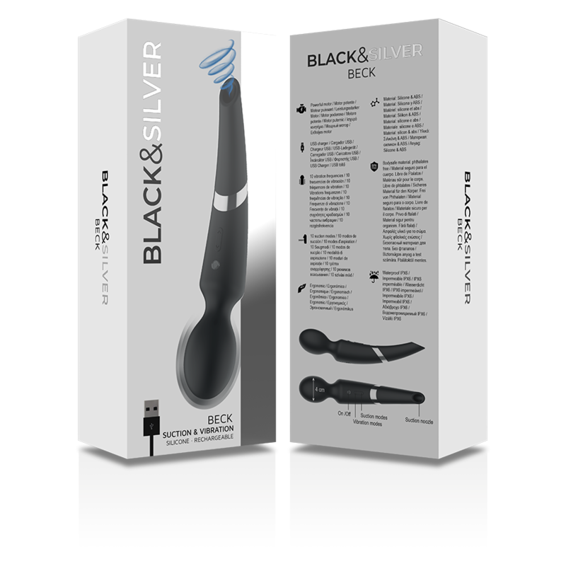 BLACK&SILVER - BAGUETTE ET VENTOUSE BECK 2 EN 1 SILICONE - Image 8