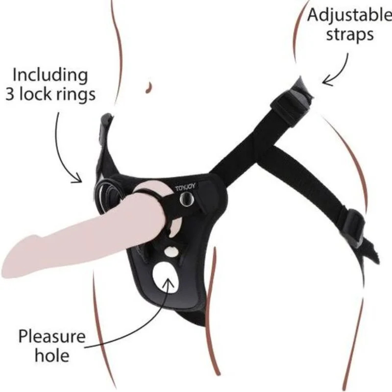 Get Real - Harnais De Plaisir  Strap-On Noir