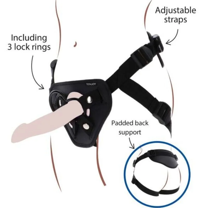 Get Real - Harnais Strap-On Deluxe Noir