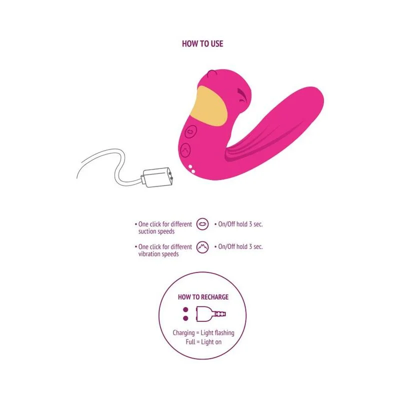 XOCOON - CELESTIAL LOVE VIBE STIMULATOR FUCHSIA - Image 8