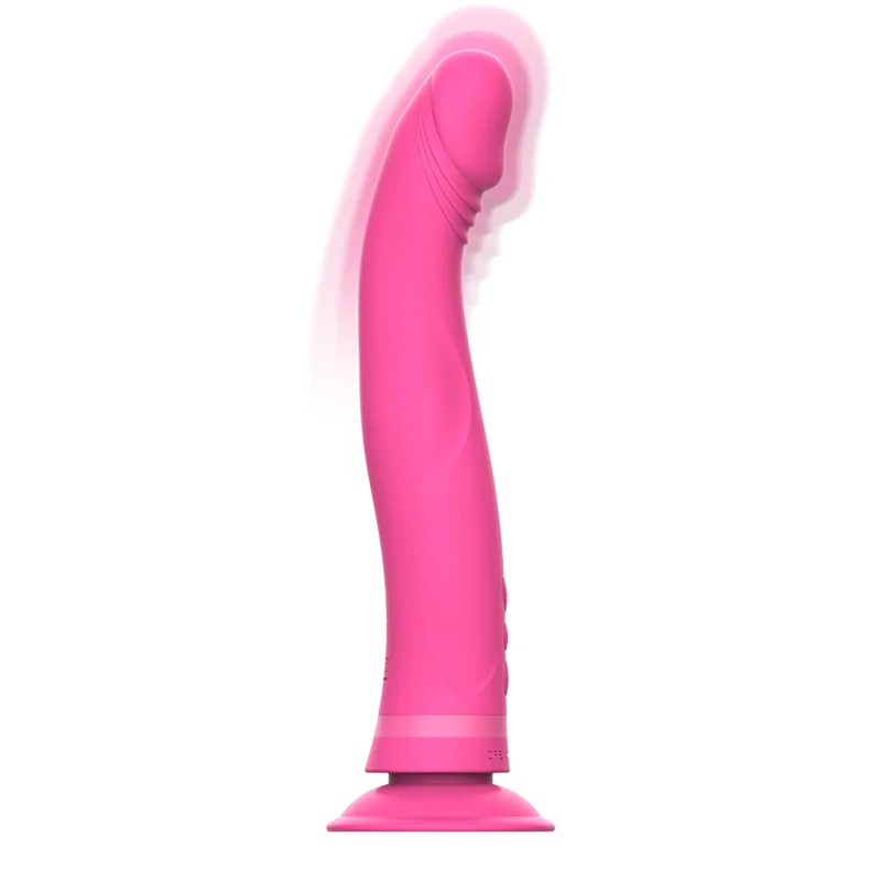 INTENSE - GODE VIBRATEUR EN SILICONE ROSE MICHELANGELO - Image 3