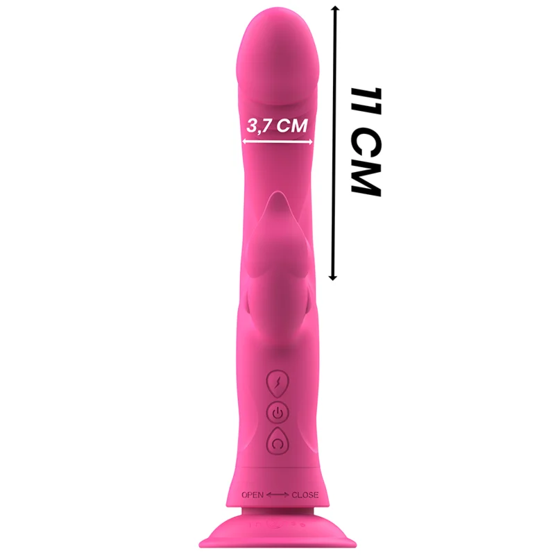 INTENSE - VIBRATEUR JULIO RABBIT SILICONE ROSE - Image 7
