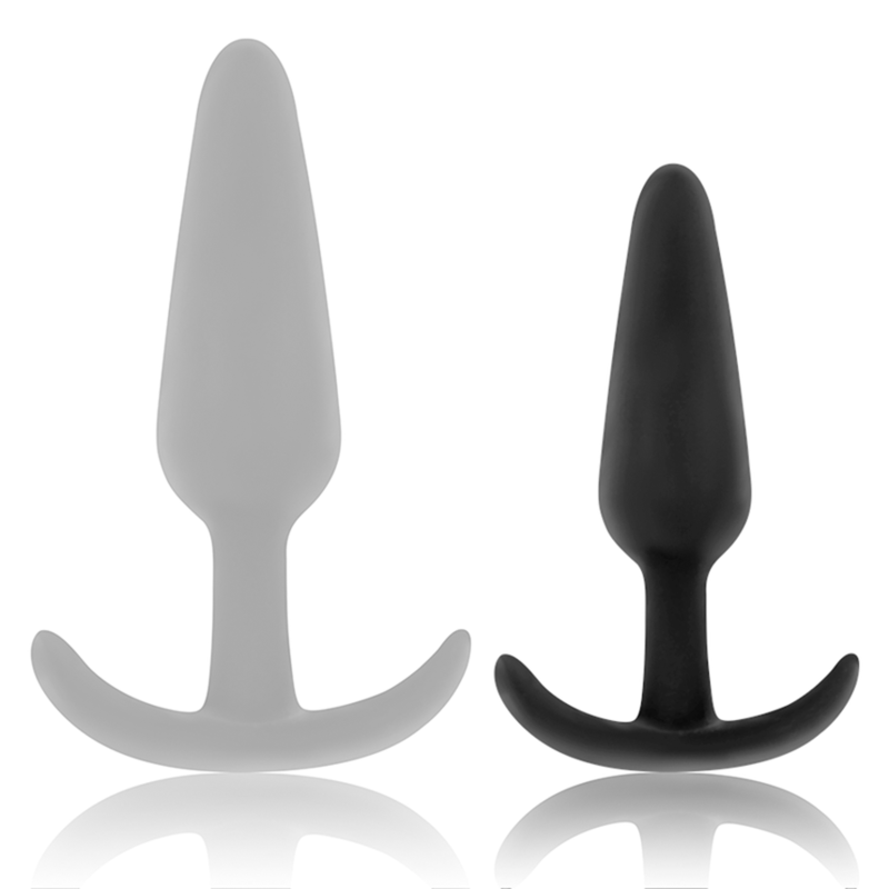 BLACK&SILVER - BOUCHON ANAL EN SILICONE HANSEL AVEC PETITE POIGNÉE - Image 4