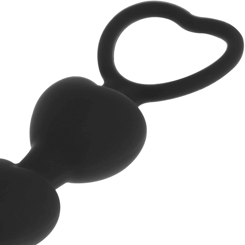 BLACK&SILVER - CHAÎNE DE COEURS ANAL MILA 18 CM - Image 4