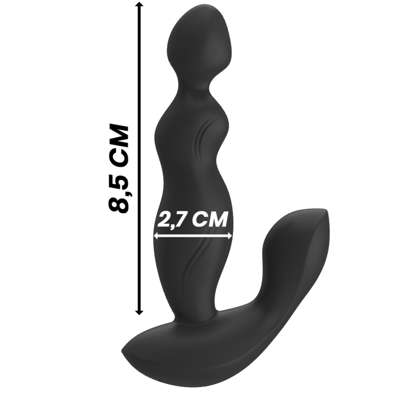 BLACK&SILVER - TÉLÉCOMMANDE EN SILICONE POUR PLUG ANAL CORA - Image 5