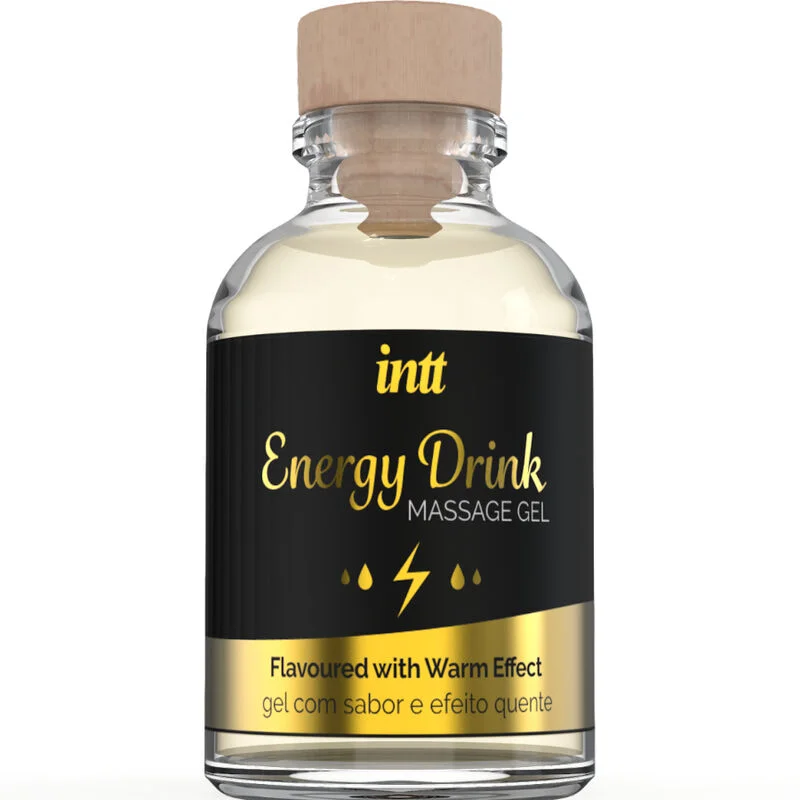 Intt Massage & Oral Sex - Gel De Massage A L''energie Aromatisee Ca Boisson Et Effet Chauffant