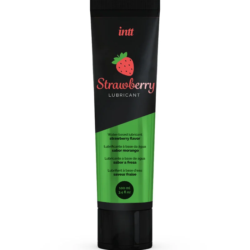 Intt Lubricants - Lubrifiant Intime A Base D''eau Saveur Fraise