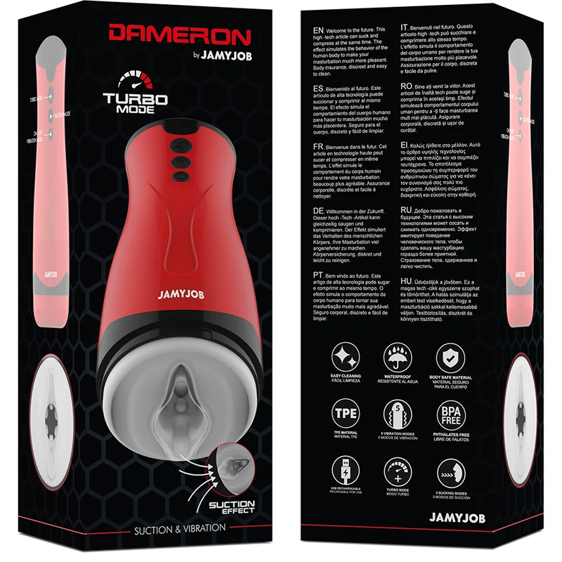 Jamyjob - Masturbateur À Aspiration Et Vibration Dameron - Image 8