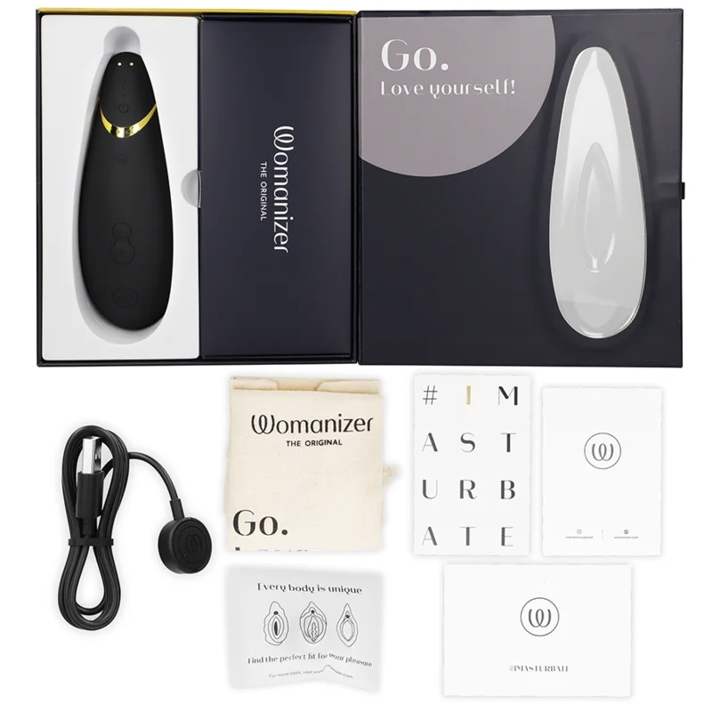 Womanizer - Premium 2 Clitoral Stimulator Black - Image 7