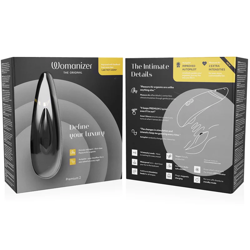 Womanizer - Premium 2 Clitoral Stimulator Black - Image 8