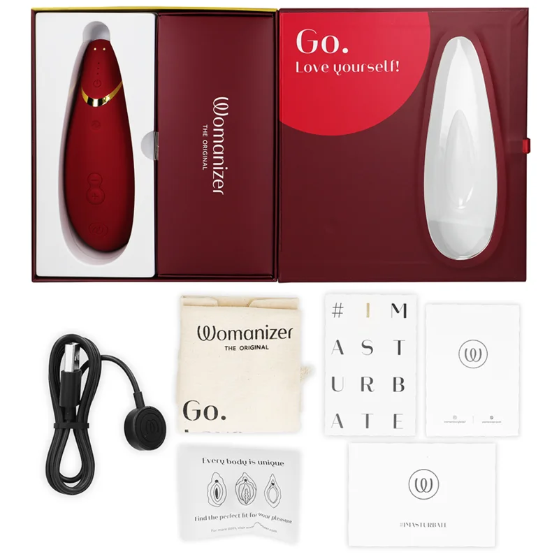 Womanizer - Premium 2 Clitoral Stimulator Bordeaux - Image 7