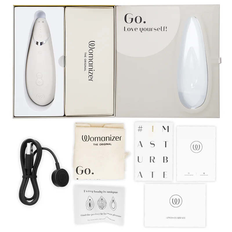 Womanizer - Premium 2 Clitoral Stimulator Warm Gray - Image 7