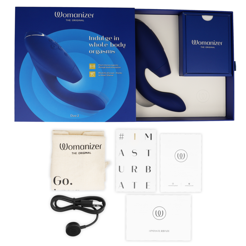 Womanizer - Duo 2 Stimulateur Bleu - Image 14