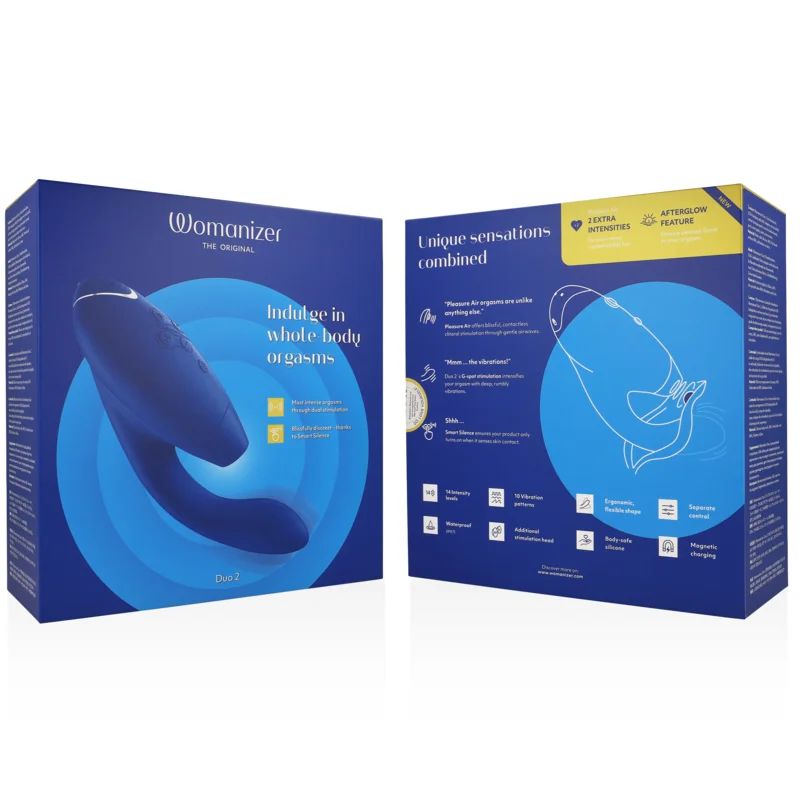 WOMANIZER - DUO 2 STIMULATEUR BLEU - Image 7