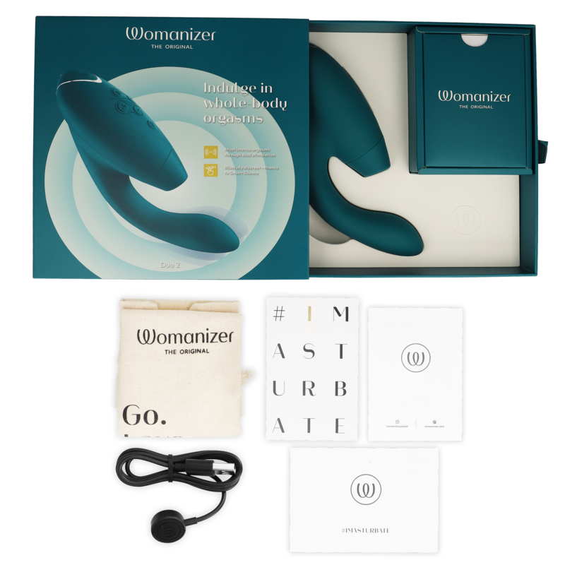 Womanizer - Duo 2 Stimulator Bleu Pétrole - Image 14