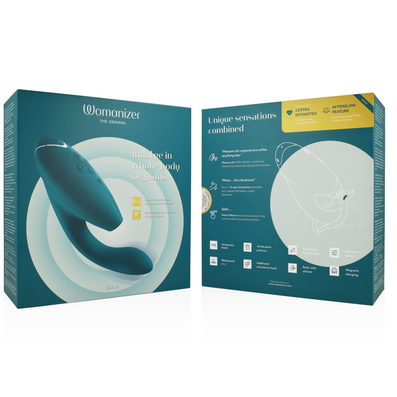 Womanizer - Duo 2 Stimulator Bleu Pétrole - Image 15