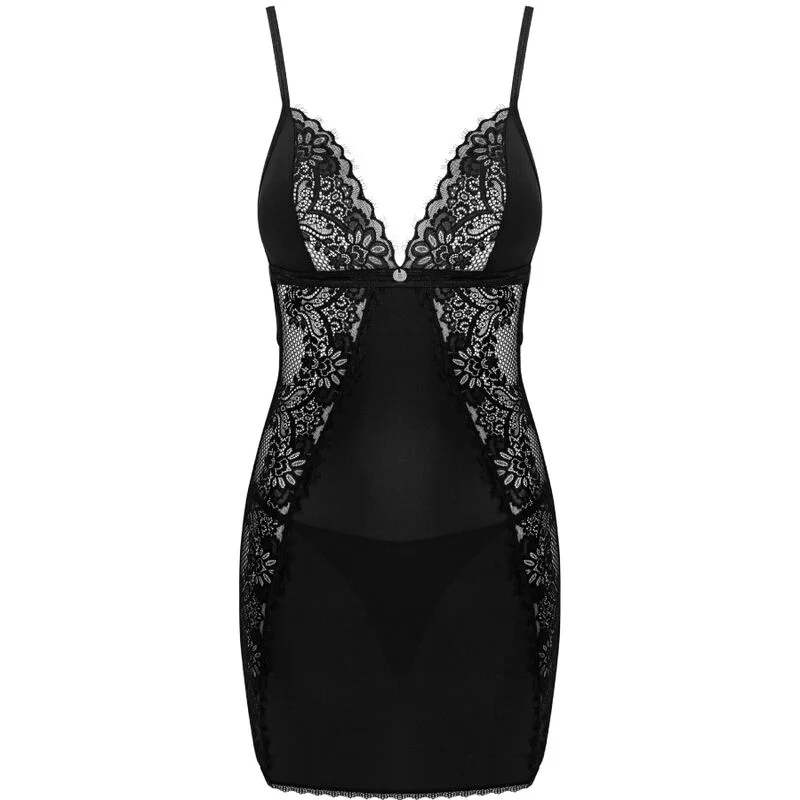 OBSESSIVE - MADERRIS CHEMISE & THONG - Image 5