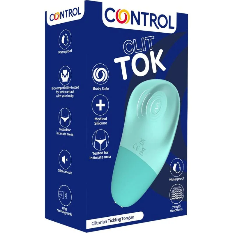 Control - Clit Tok Rechargeable Clitoris Stimulator Tongue