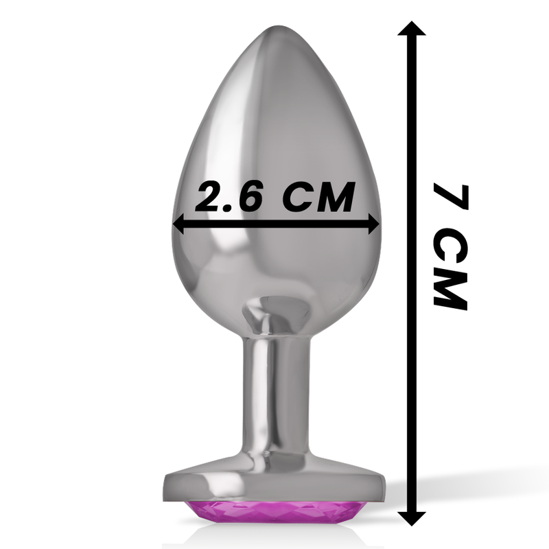 INTENSE - ALUMINUM METAL ANAL PLUG PINK HEART - Image 5
