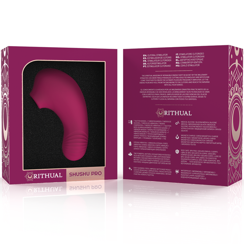 RITHUAL - STIMULATEUR DE CLITORIS DE POCHE SHUSHU PRO 2 PUISSANTS MOTEURS DORCHIDÉES - Image 7