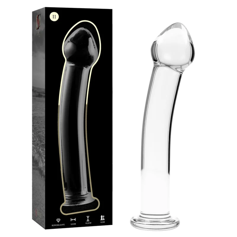 Nebula Series By Ibiza - Modèle 11 Gode En Verre Borosilicate Clair 16 Cm -O- 3 Cm