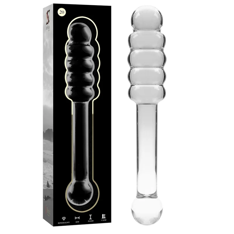Nebula Series By Ibiza - Modèle 20 Gode En Verre Borosilicate Clair 20.5 Cm -O- 3 Cm