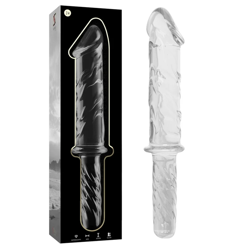 Nebula Series By Ibiza - Modèle 24 Gode En Verre Borosilicate Clair 28.5 Cm -O- 5 Cm