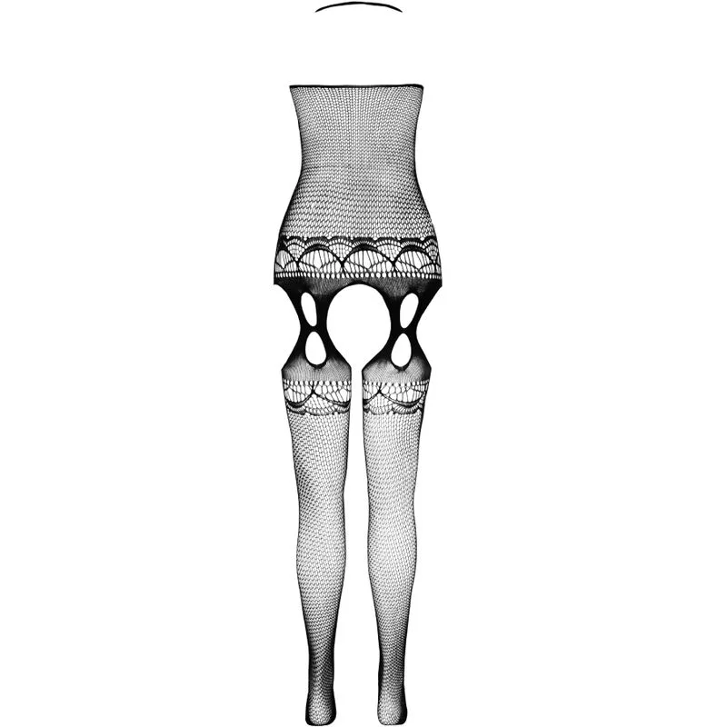 Passion - Bodystocking Eco Collection Eco Bs006 Rouge - Image 5