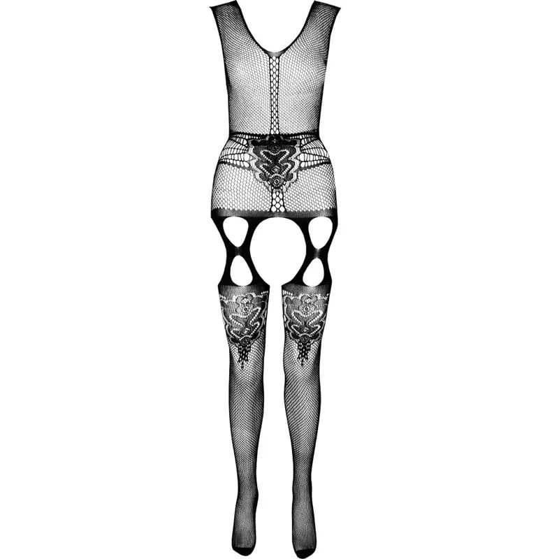 Passion - Bodystocking Eco Collection Eco Bs014 Rouge - Image 4