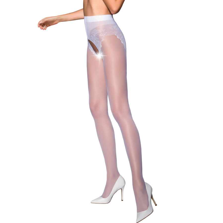 Passion - Tiopen 006 Collant Blanc 3/4 30 Den - Image 3